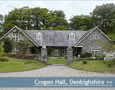 Crogen Hall wedding venue in Denbighshire